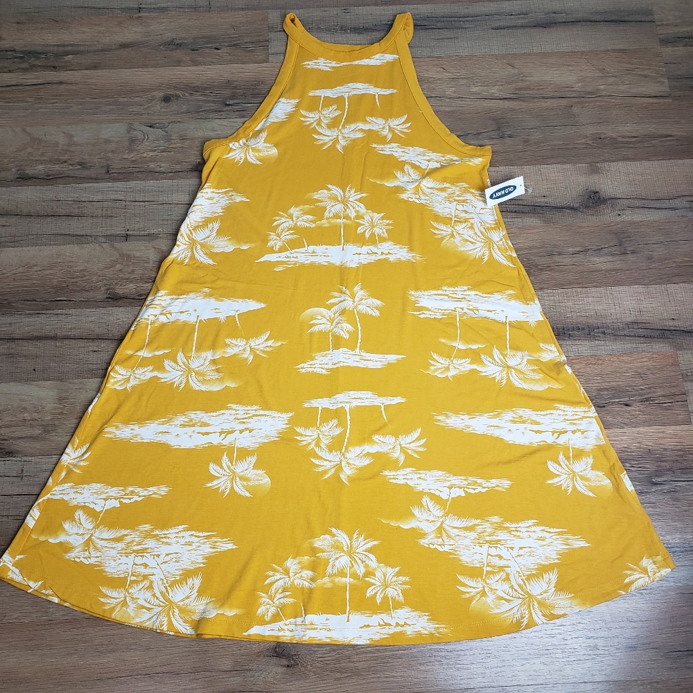 Tropical Summer Dress Old Navy Size S